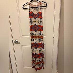 Denim & Supply Ralph Lauren Multicolor Geometric Maxi Dress
